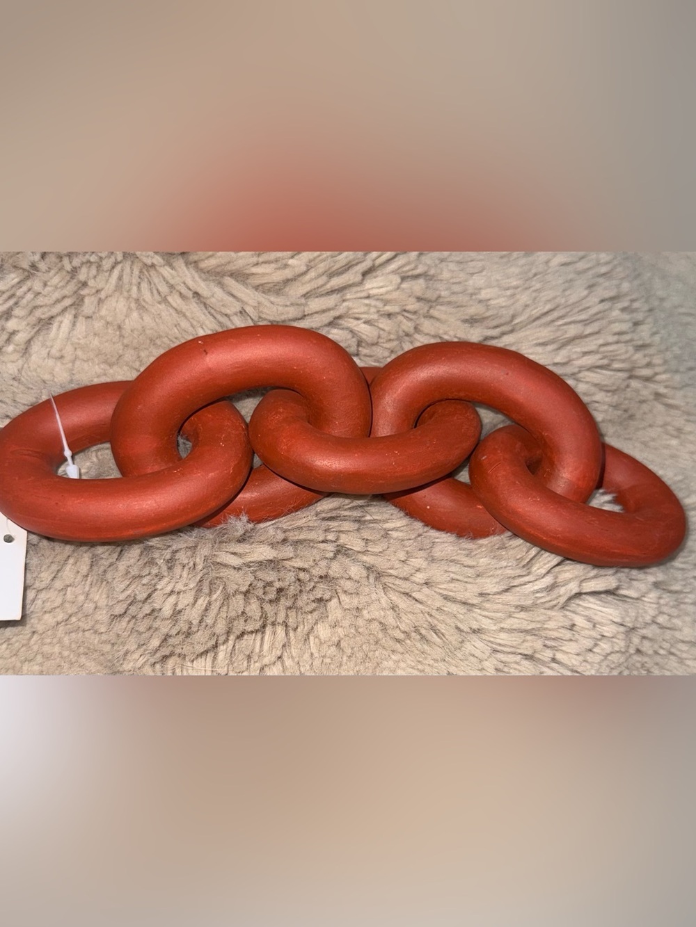 Chunky Terracotta Knot Decor